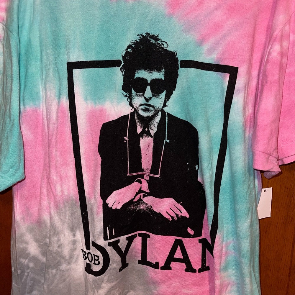 Bob Dylan Tie-dye tshirt size large